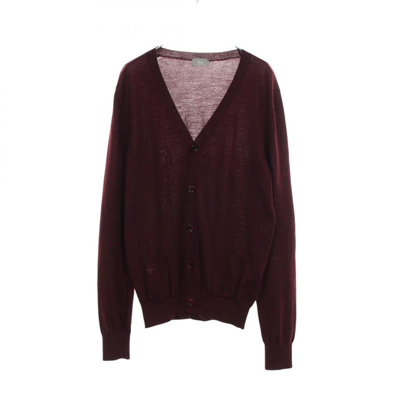 Dior Homme Dior Homme Cardigan Bee Embroidery 463m201bt532 Wool Cardigan Men's