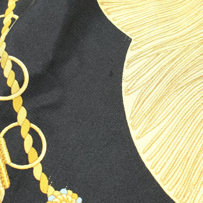 Hermes Polo Shirt Twill Raine Poste Et Cavalerie Silk Cotton Blouse Women Used B