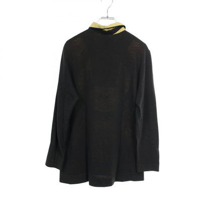 Hermes Polo Shirt Twill Raine Poste Et Cavalerie Silk Cotton Blouse Women Used B