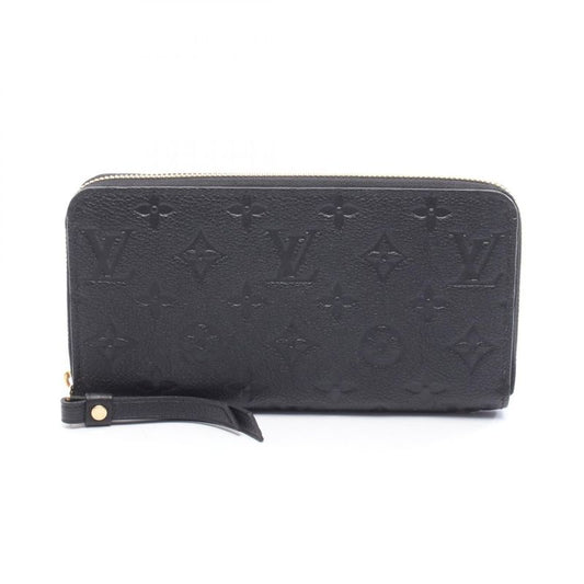 Louis Vuitton Round Long Wallet Zippy Wallet Monogram Empreinte Noir Black