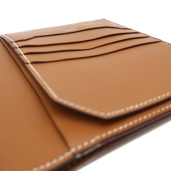 Hermes Bifold Wallet Jura Sikkim Gold Silver Hardware Brown Compact Wallet