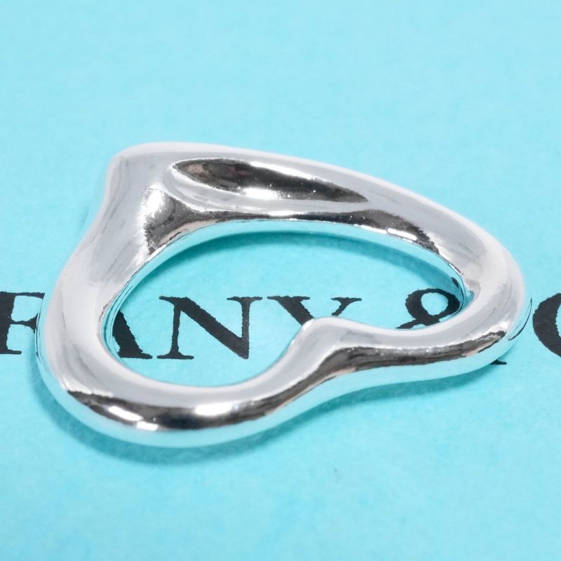 2.2mm (0.09in) Tiffany & Co Open Heart Pendant Top 25-1804