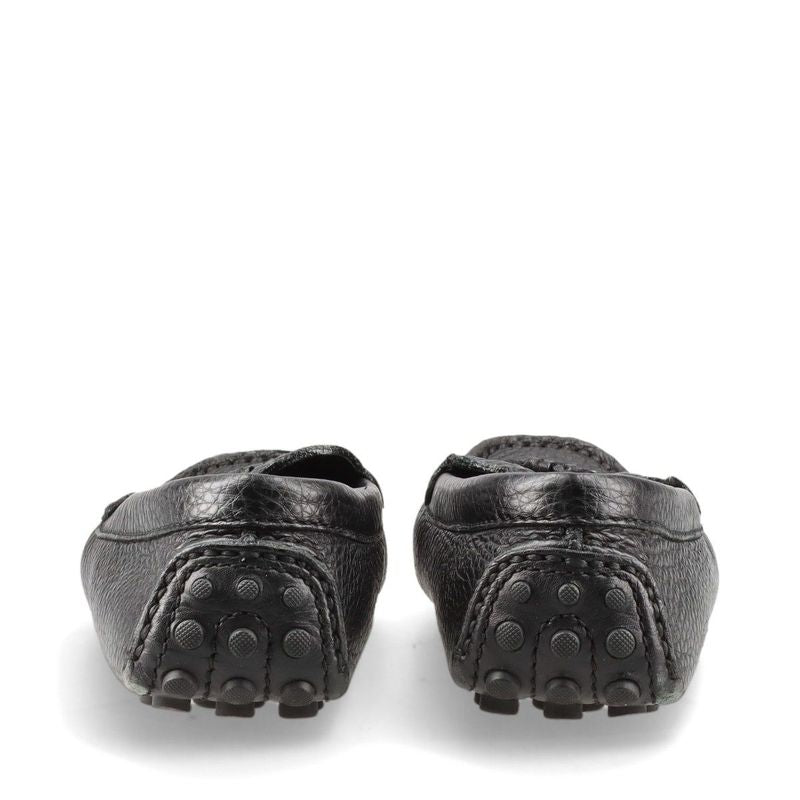 Louis Vuitton 07 Leather Driving Shoes Women's 34 Fa1007 Black Made In Italy