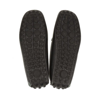 Louis Vuitton 07 Leather Driving Shoes Women's 34 Fa1007 Black Made In Italy
