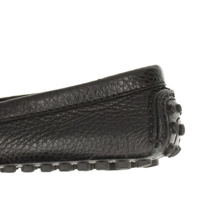 Louis Vuitton 07 Leather Driving Shoes Women's 34 Fa1007 Black Made In Italy