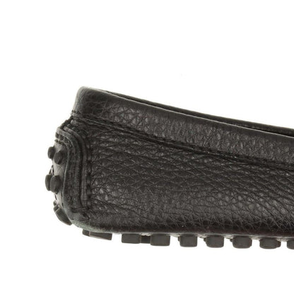 Louis Vuitton 07 Leather Driving Shoes Women's 34 Fa1007 Black Made In Italy