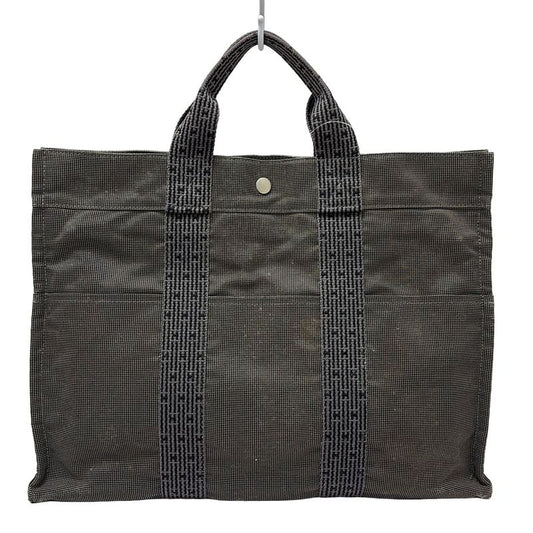 Hermes Handbag Yale Line Tote MM Gray Old Shape Hardware