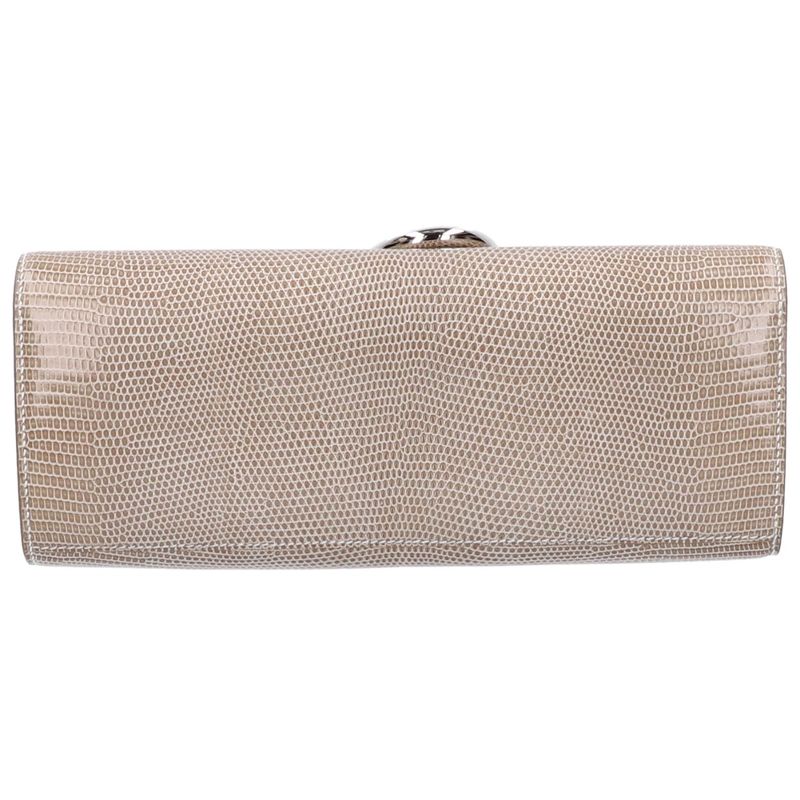 Hermes □R Lizard Svhardware Clutch Bag