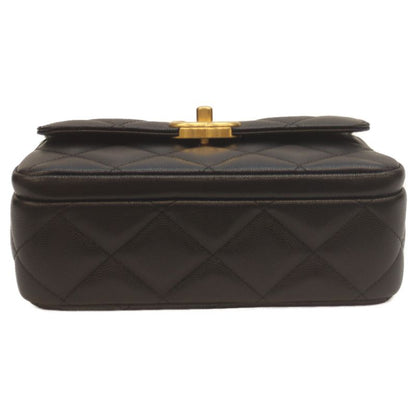 Chanel As4907 Black Caviar Skin Mini Flap Chain Shoulder Bag Shoulder Bag Black