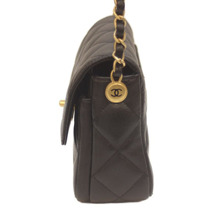 Chanel As4907 Black Caviar Skin Mini Flap Chain Shoulder Bag Shoulder Bag Black