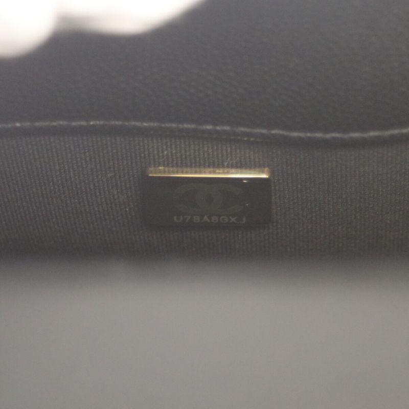 Chanel As4907 Black Caviar Skin Mini Flap Chain Shoulder Bag Shoulder Bag Black