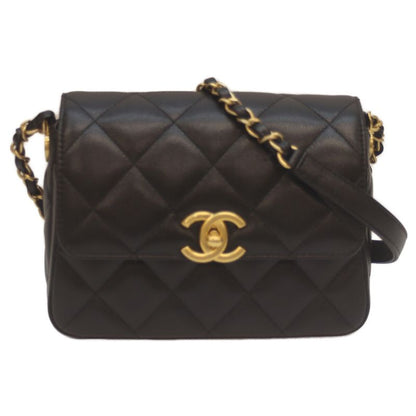 Chanel As4907 Black Caviar Skin Mini Flap Chain Shoulder Bag Shoulder Bag Black