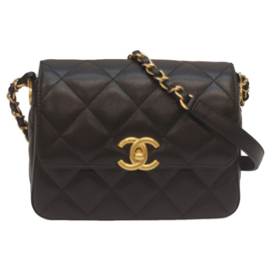 Chanel As4907 Black Caviar Skin Mini Flap Chain Shoulder Bag Shoulder Bag Black