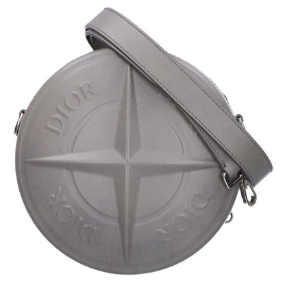DIOR X Stone Island Similar Compass Motif Round Crossbody Bag