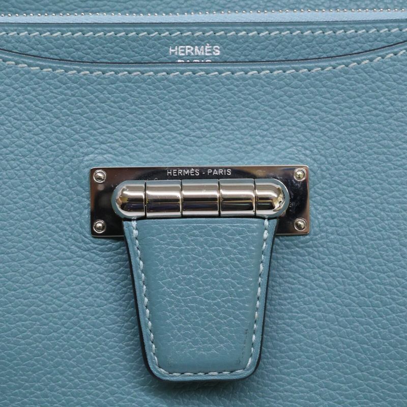 Hermes Mini Conveyor Vaux-evercolor Shoulder Wallet Stamped □R