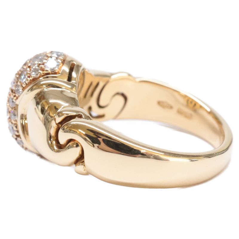 Bvlgari Bulgari 750 Doppio Cuore Diamond Size 9