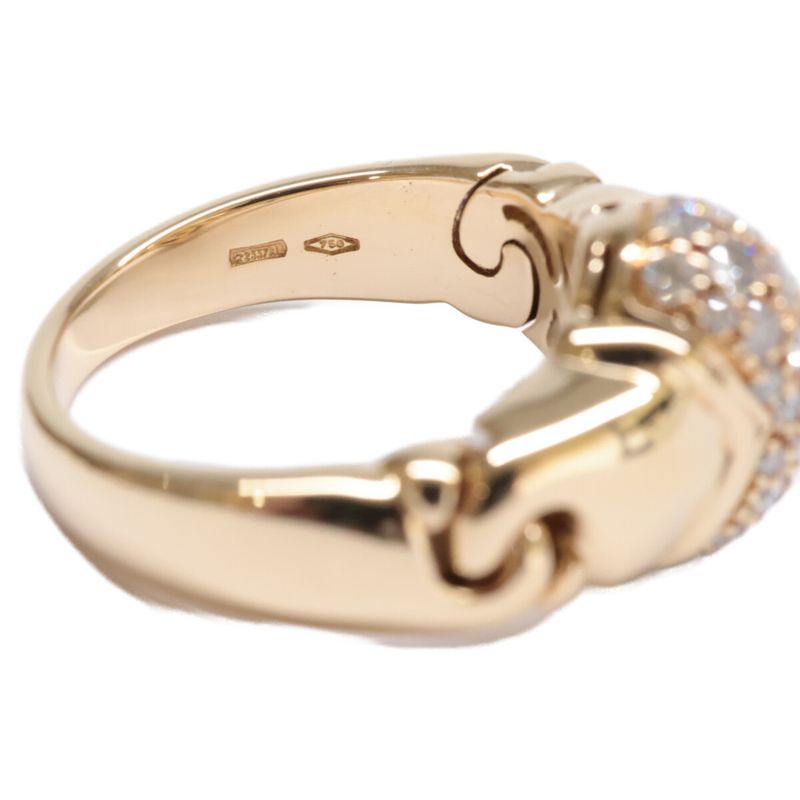 Bvlgari Bulgari 750 Doppio Cuore Diamond Size 9