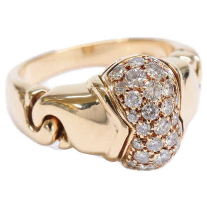 Bvlgari Bulgari 750 Doppio Cuore Diamond Size 9