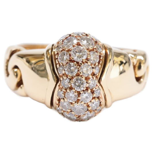 Bvlgari Bulgari 750 Doppio Cuore Diamond Size 9