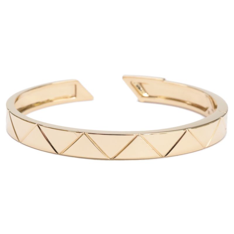 Prada 1jb389 750 Eternal Gold Triangle Logo Bracelet M