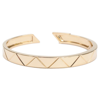 Prada 1jb389 750 Eternal Gold Triangle Logo Bracelet M