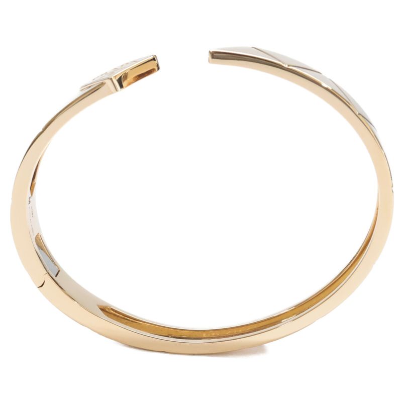 Prada 1jb389 750 Eternal Gold Triangle Logo Bracelet M