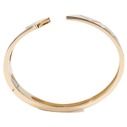 Prada 1jb389 750 Eternal Gold Triangle Logo Bracelet M