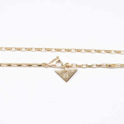 Prada 1jca37 750 Eternal Gold With Small Triangle Pendant