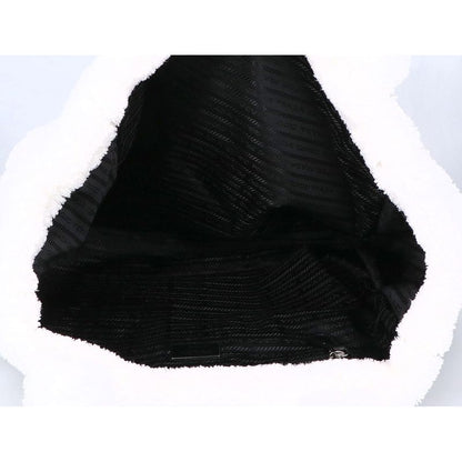 Prada 1bg130 Triangle Plate Front Logo Pile Terry