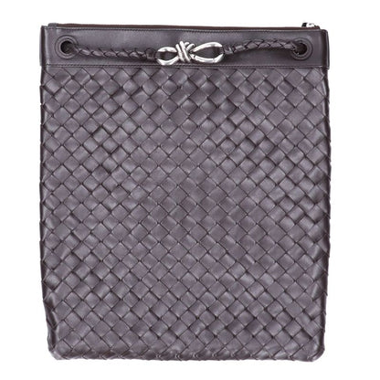 Bottega Veneta Similar Intrecciato Leather Flat Andiamo Messenger