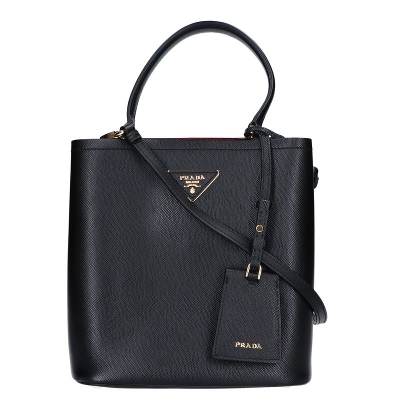 Prada 1ba212 Saffiano Cuir Pannier 2-way Shoulder Bag