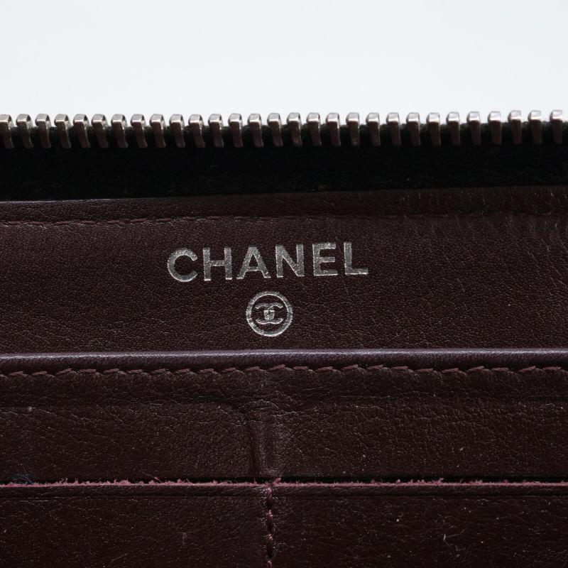 Chanel 16th Ap0242 Caviar Skin Classic Long Zipped Wallet
