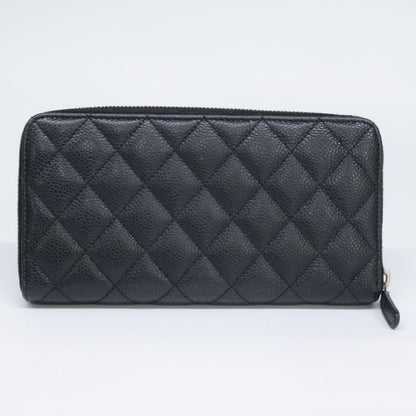 Chanel 16th Ap0242 Caviar Skin Classic Long Zipped Wallet