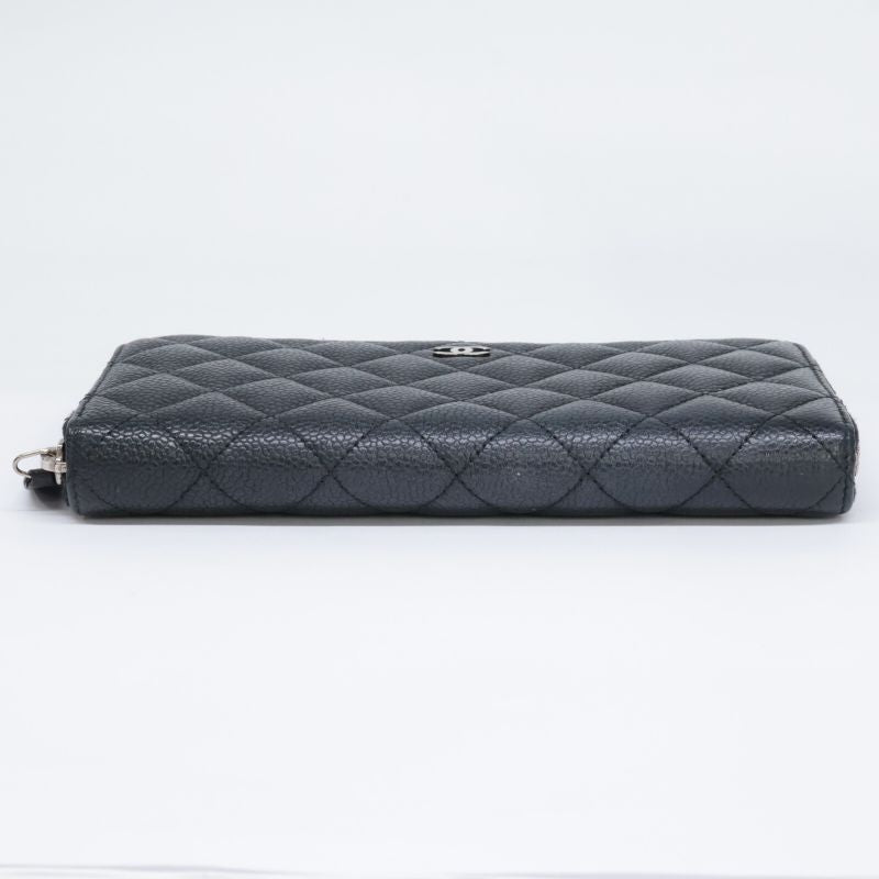 Chanel 16th Ap0242 Caviar Skin Classic Long Zipped Wallet