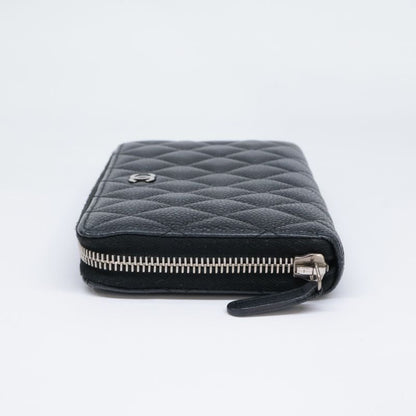 Chanel 16th Ap0242 Caviar Skin Classic Long Zipped Wallet
