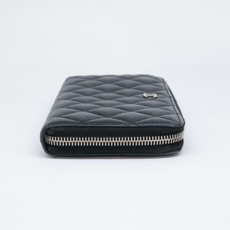 Chanel 16th Ap0242 Caviar Skin Classic Long Zipped Wallet