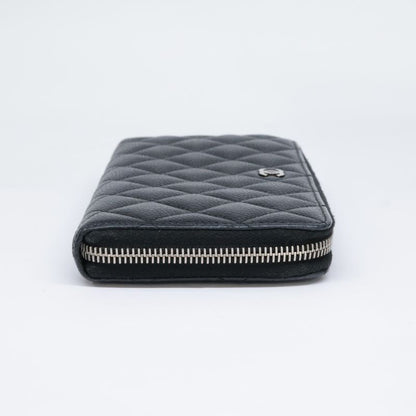 Chanel 16th Ap0242 Caviar Skin Classic Long Zipped Wallet