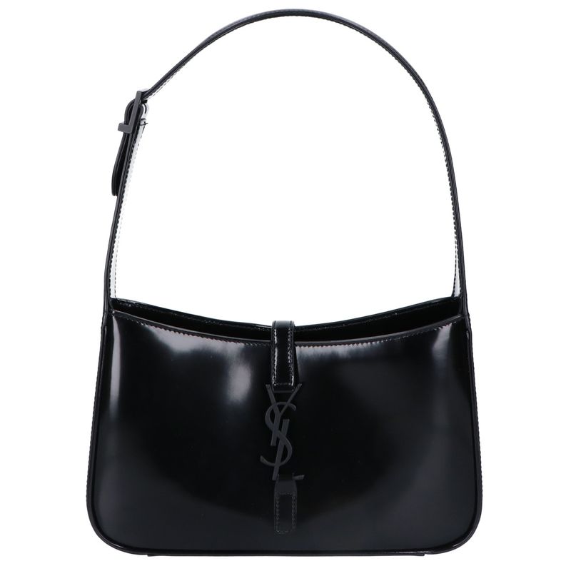 Saint Laurent Paris Similar 657228 5A7 Le Sancasset Patent Leather Hobo Bag