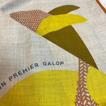 Hermes Carre Geant Shawl Mon Premier Galop Mon Premier Galop Scarf Brand Cabasー