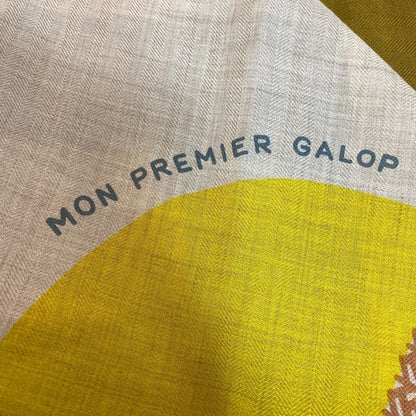 Hermes Carre Geant Shawl Mon Premier Galop Mon Premier Galop Scarf Brand Cabasー