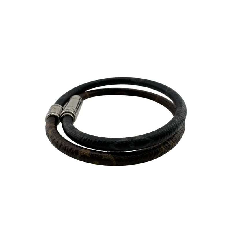 Louis Vuitton M8154e Bangle 2strands Bracelet Keep It Bracelet Brown Unisex