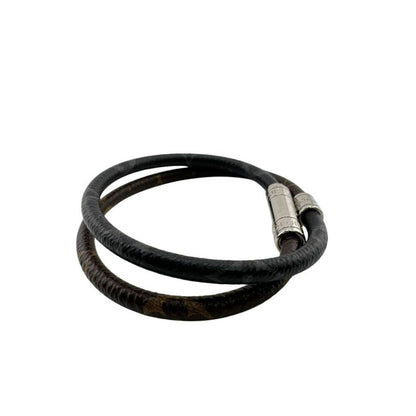 Louis Vuitton M8154e Bangle 2strands Bracelet Keep It Bracelet Brown Unisex