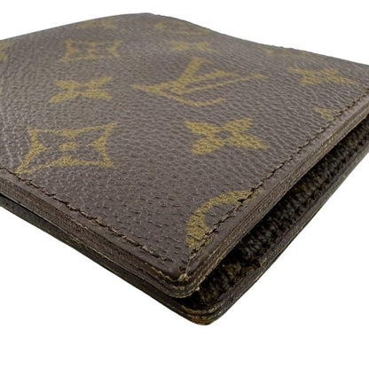 Louis Vuitton Vintage Coin Case Folding Wallet Beige Men's