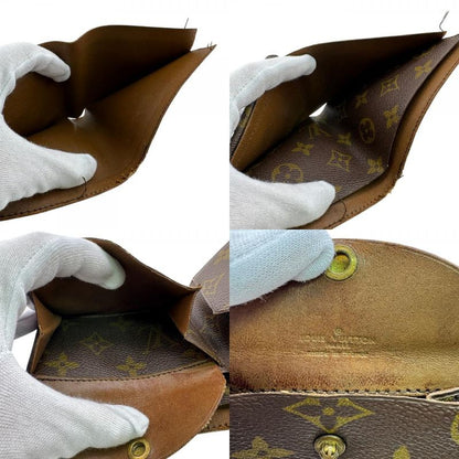 Louis Vuitton Vintage Coin Case Folding Wallet Beige Men's