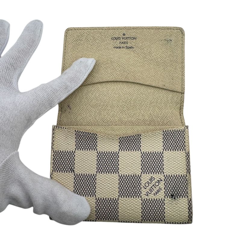 Louis Vuitton Envelop Carte de Visite Card Case Gray Unisex