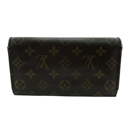 Louis Vuitton M61217 Portefeuille International Long Wallet Brown Ladies