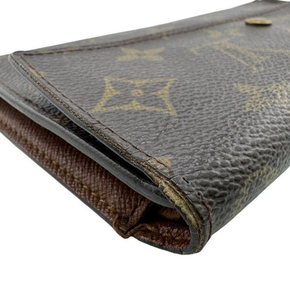 Louis Vuitton M61217 Portefeuille International Long Wallet Brown Ladies