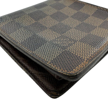 Louis Vuitton N61675 Portefeuille Marco Bifold Wallet Brown Unisex