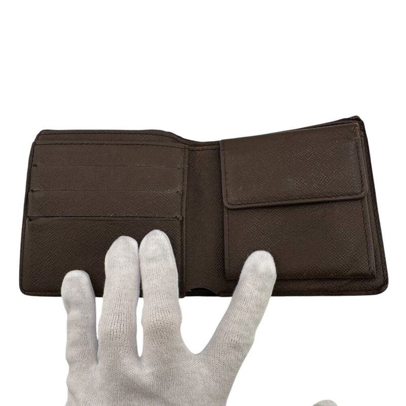 Louis Vuitton N61675 Portefeuille Marco Bifold Wallet Brown Unisex