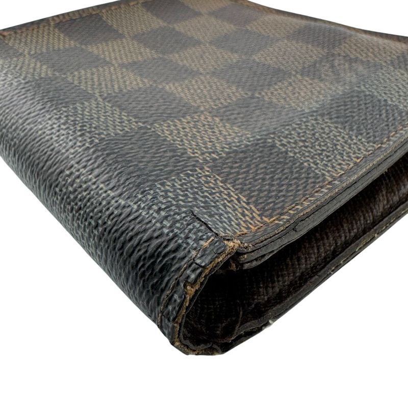 Louis Vuitton N61675 Portefeuille Marco Bifold Wallet Brown Unisex